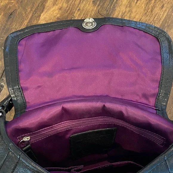 Coach Black Leather Crossbody Bag - Picture 3 of 6